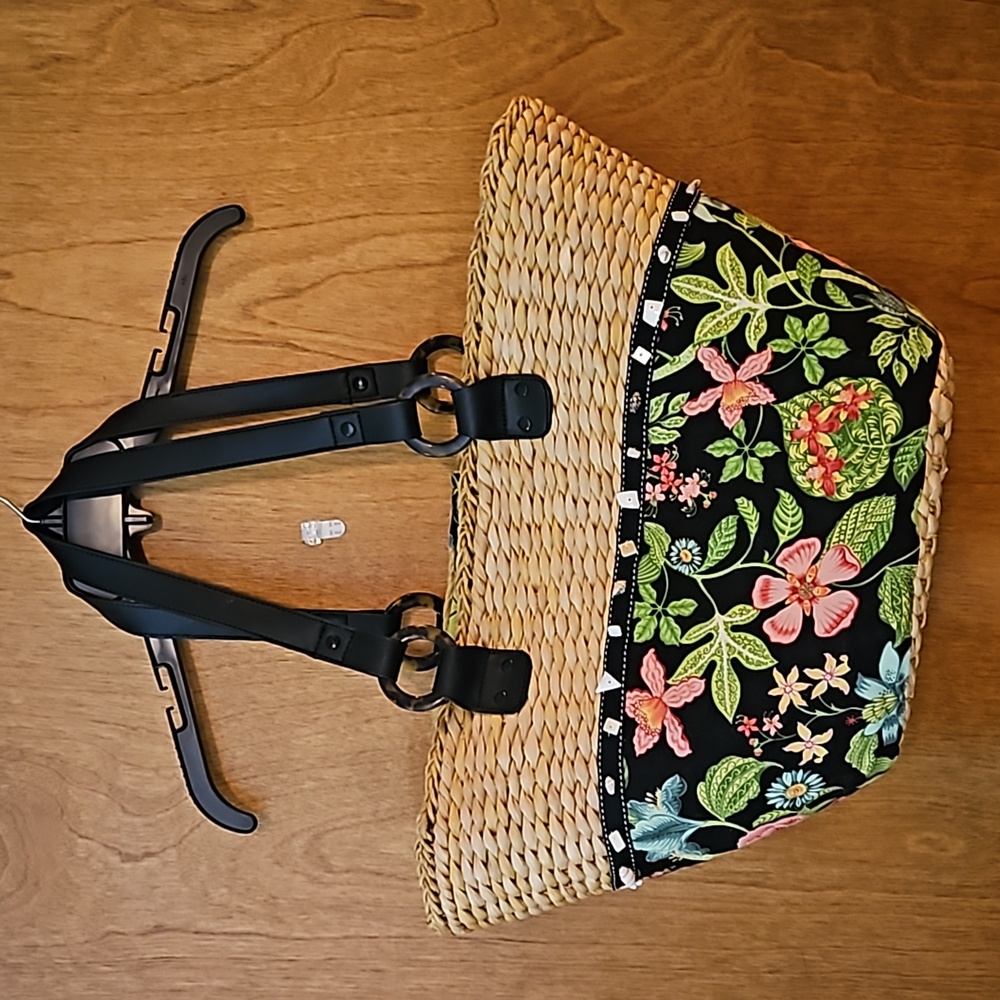 Vera Bradley wicker bag